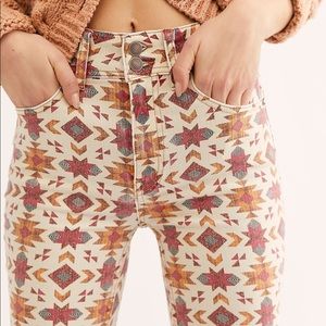 We The Free Wild Child Printed Skinny Jeans